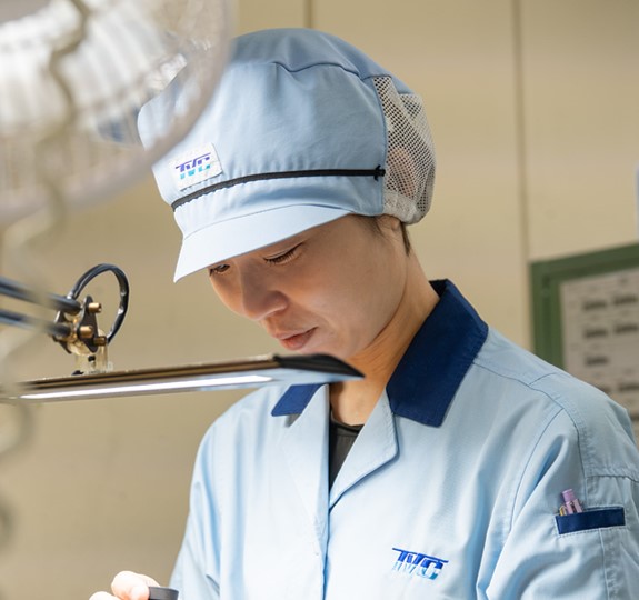 Dさんの仕事中の写真