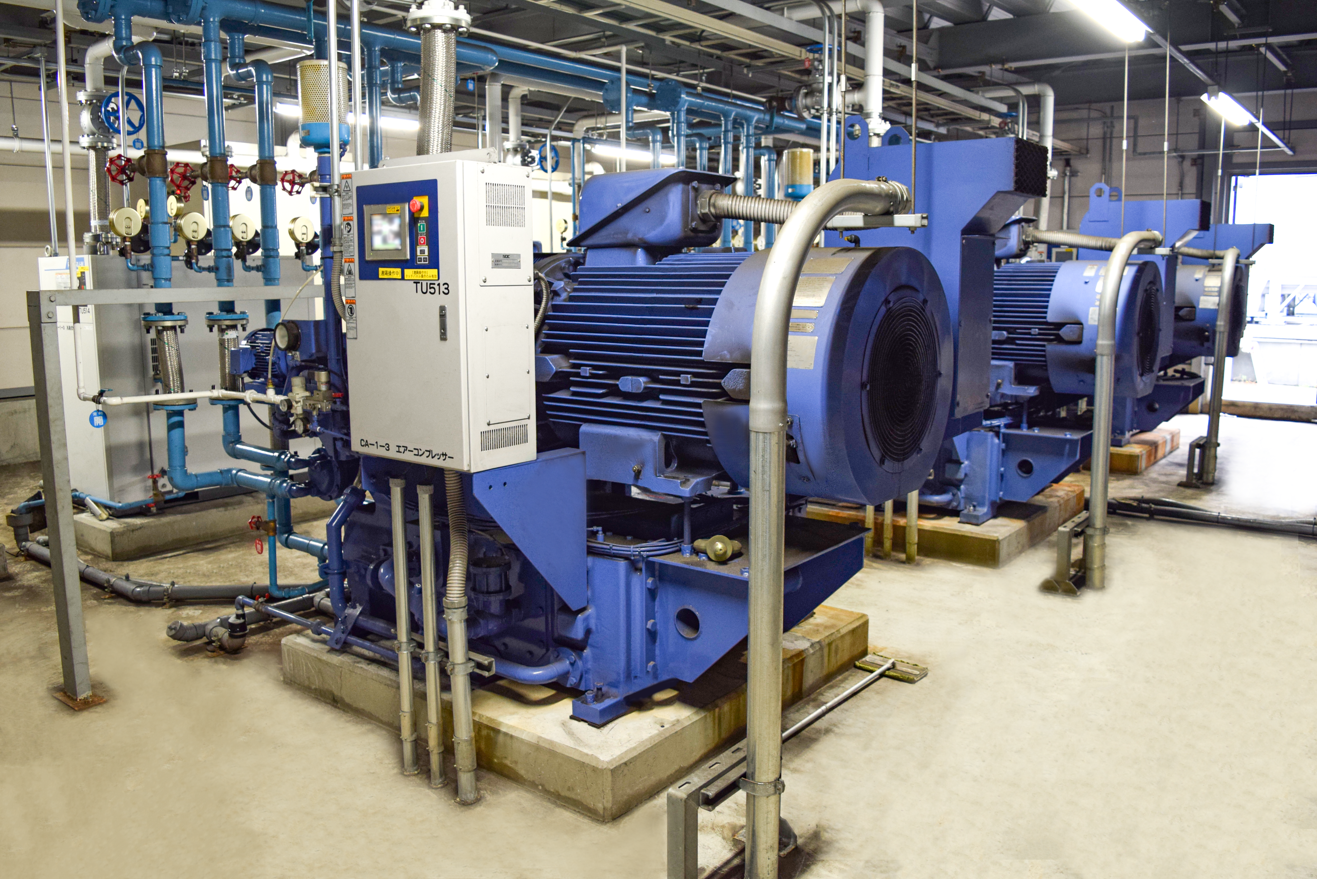 エアーコンプレッサーの外観