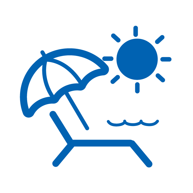 休暇のアイコン