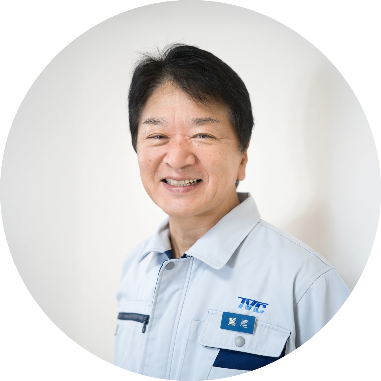 社長の笑顔の写真